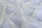 Glossy Taper Candle – Ice White