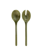 Salad Servers – Olive Green