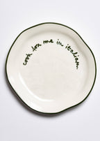 Statement Plate – ‘Cook for Me in Italian’