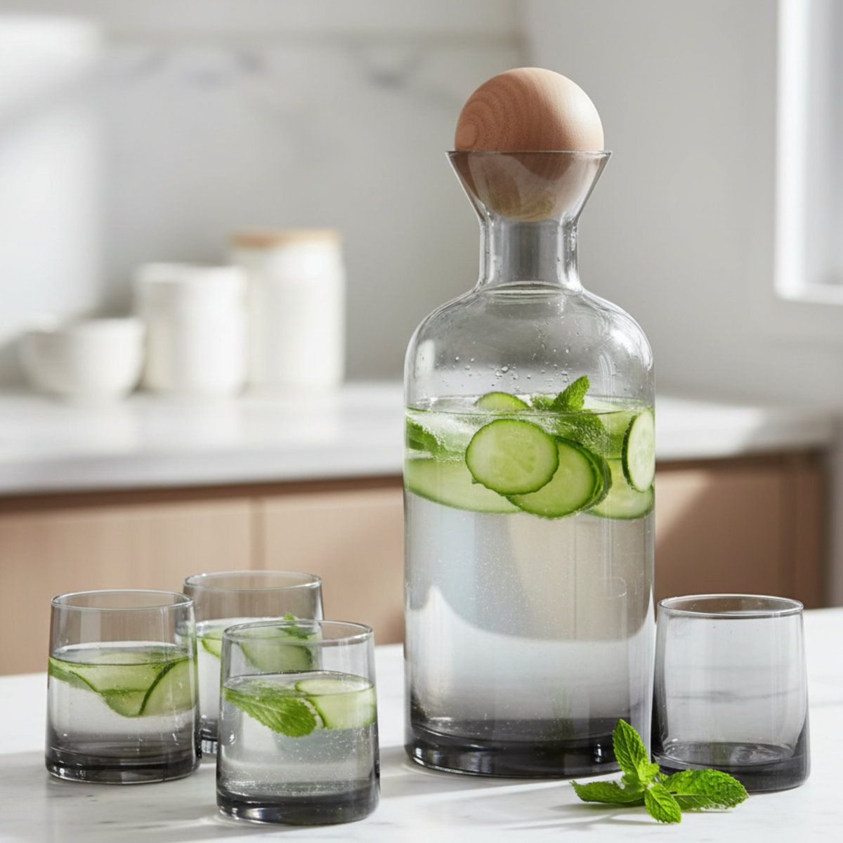 Carafe & Glasses Set – Set of 5