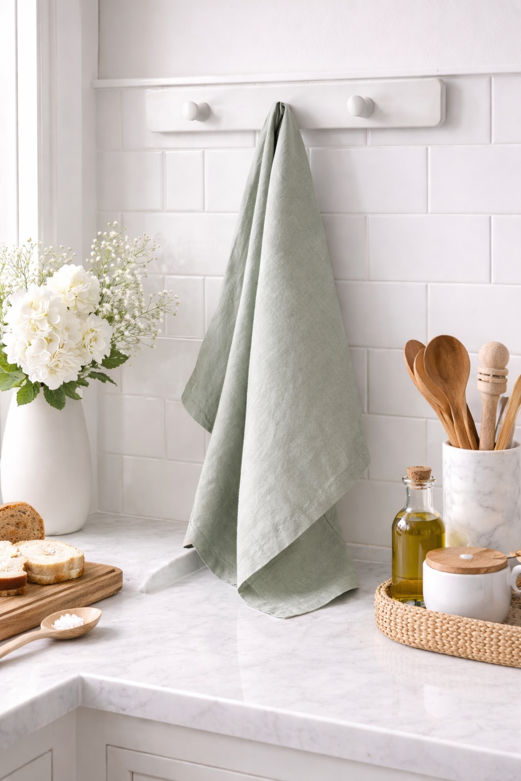 Sage Tea Towel
