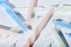 Glossy Taper Candle – Ice White