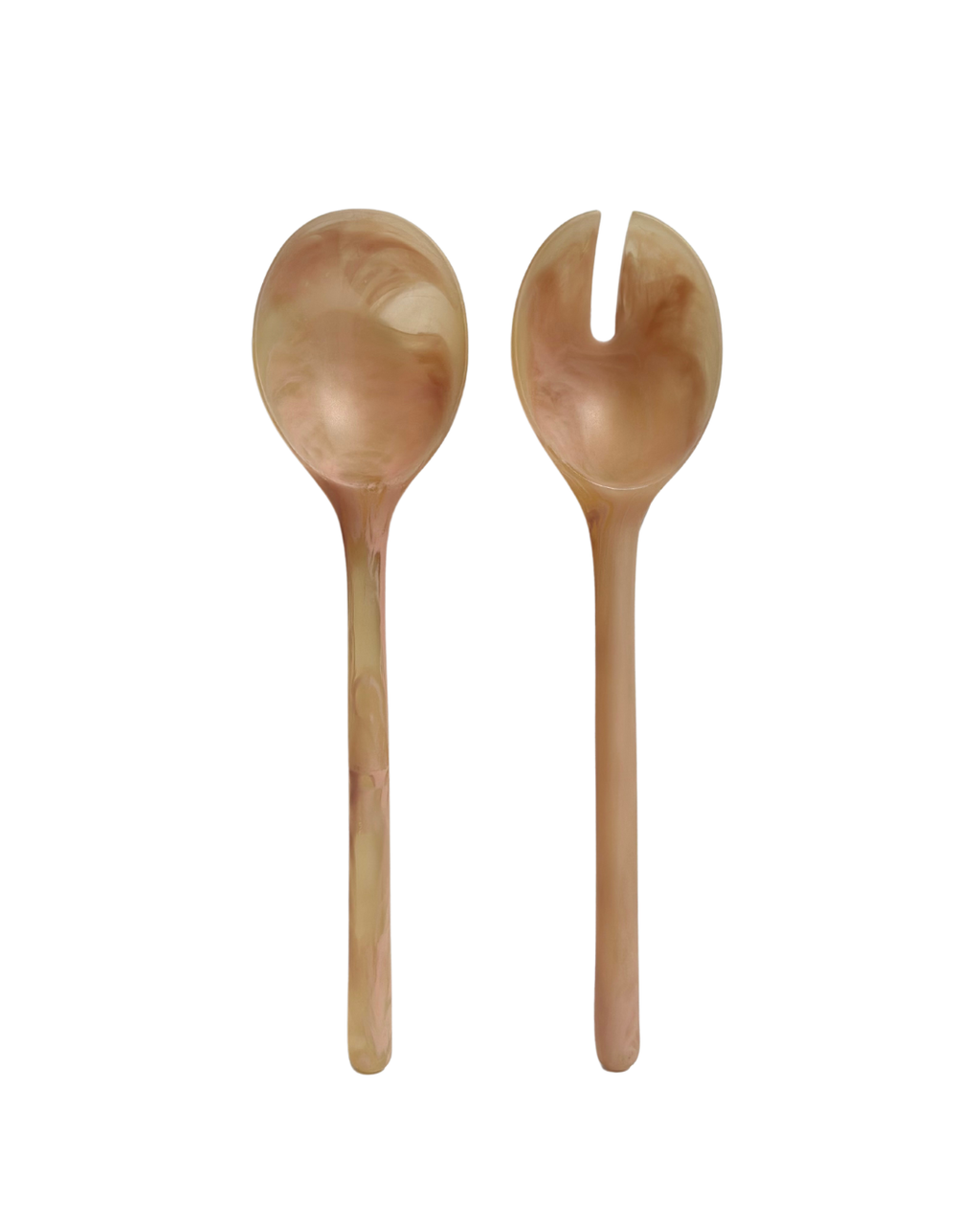 Salad Servers – Coral Peach
