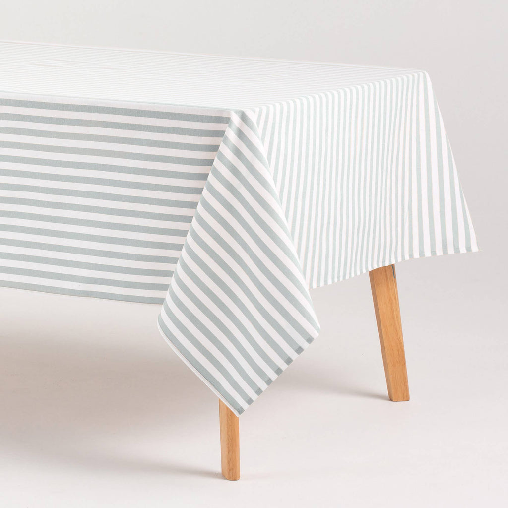 Alma Striped Stain Resistant Tablecloth