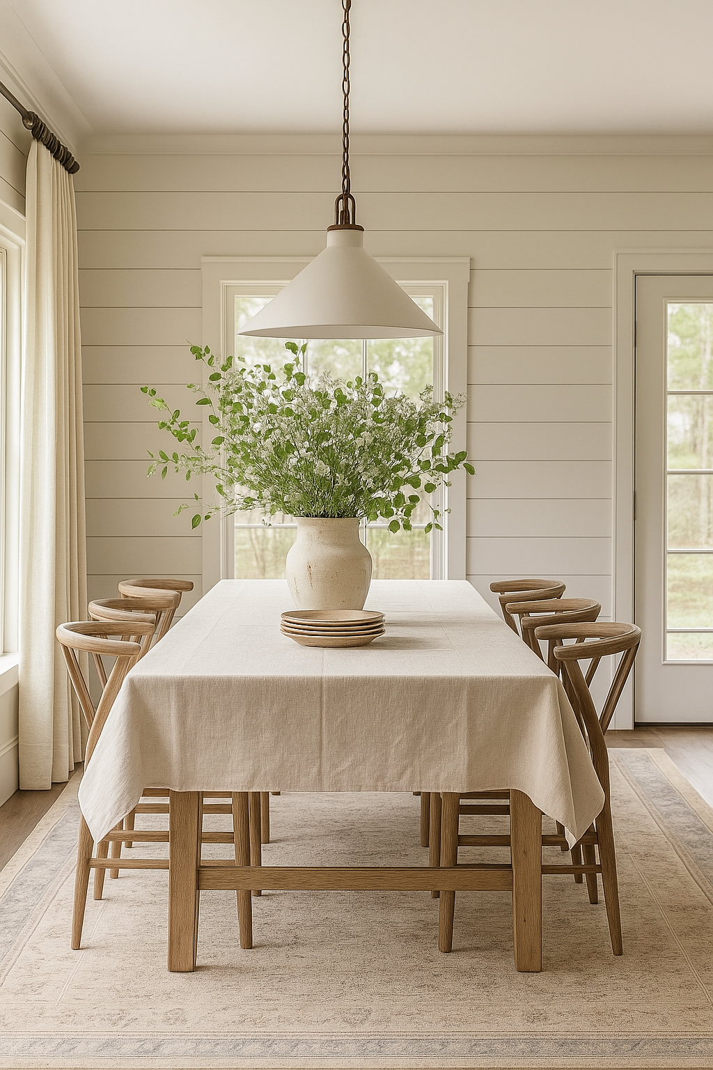 Pure Linen Tablecloth – Natural