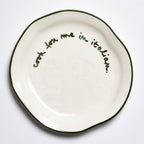 Statement Plate – ‘Cook for Me in Italian’