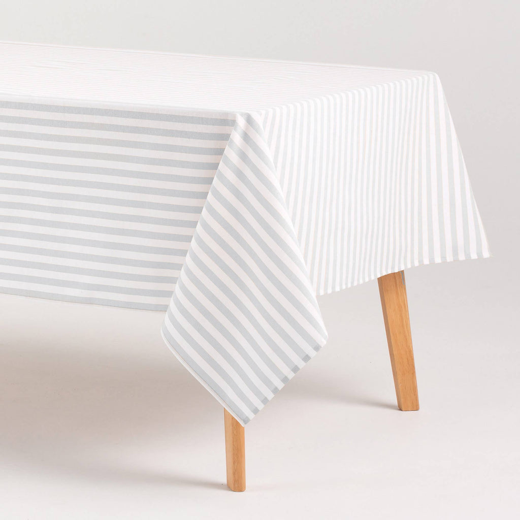 Alma Striped Stain Resistant Tablecloth