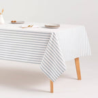 Alma Striped Stain Resistant Tablecloth